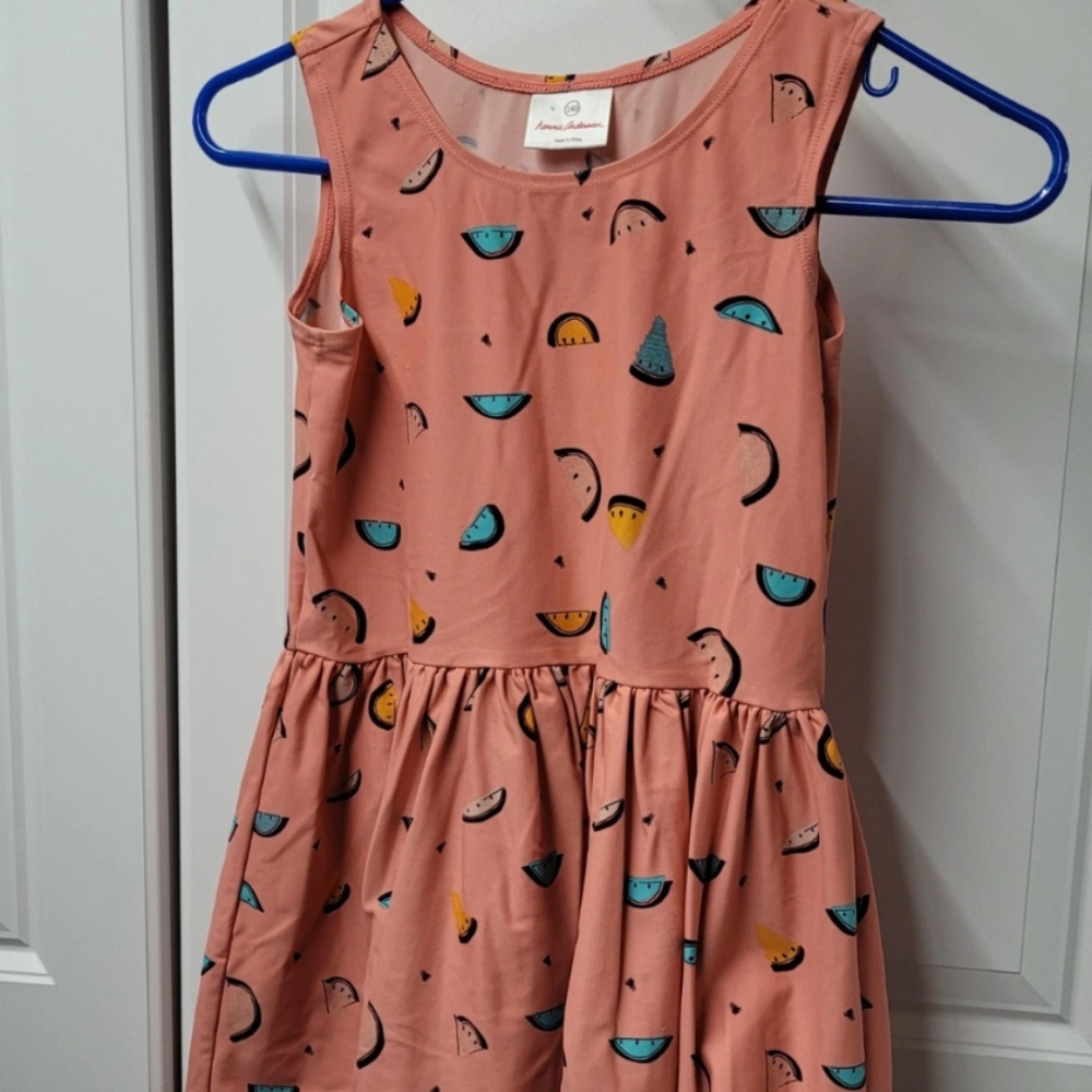 Hanna Andersson Dress Girls Size: 10. 140 Cute Watermelon Sleeveless